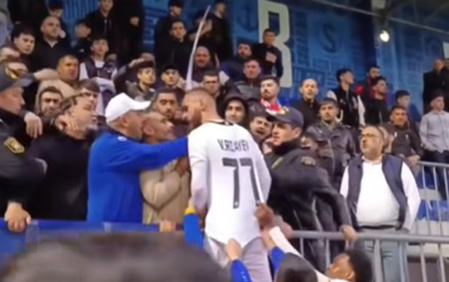 AFFA azarkeşi vurmaq istəyən futbolçunu cəzalandırdı